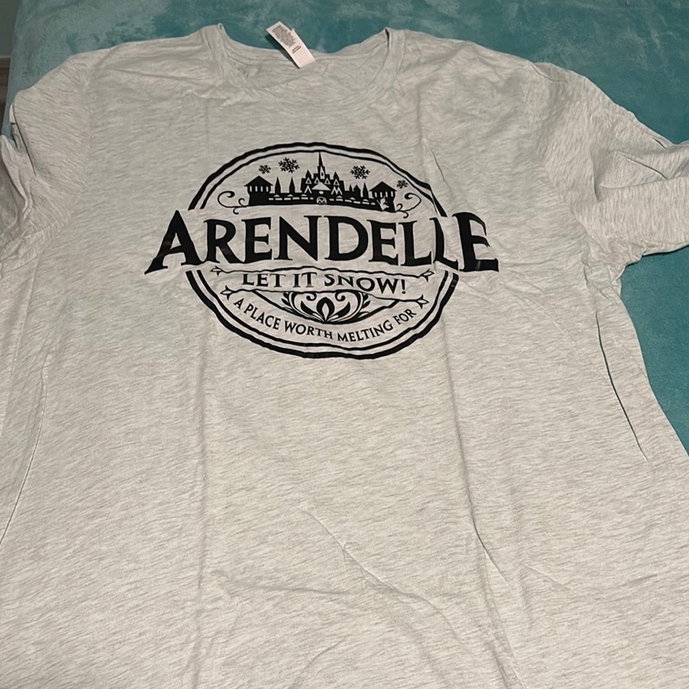 Light Blue Frozen Disney Shirt